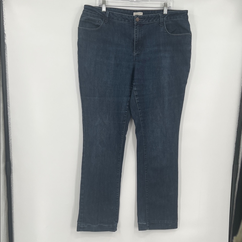 Coldwater Creek Dark Blue Straight Leg Jeans